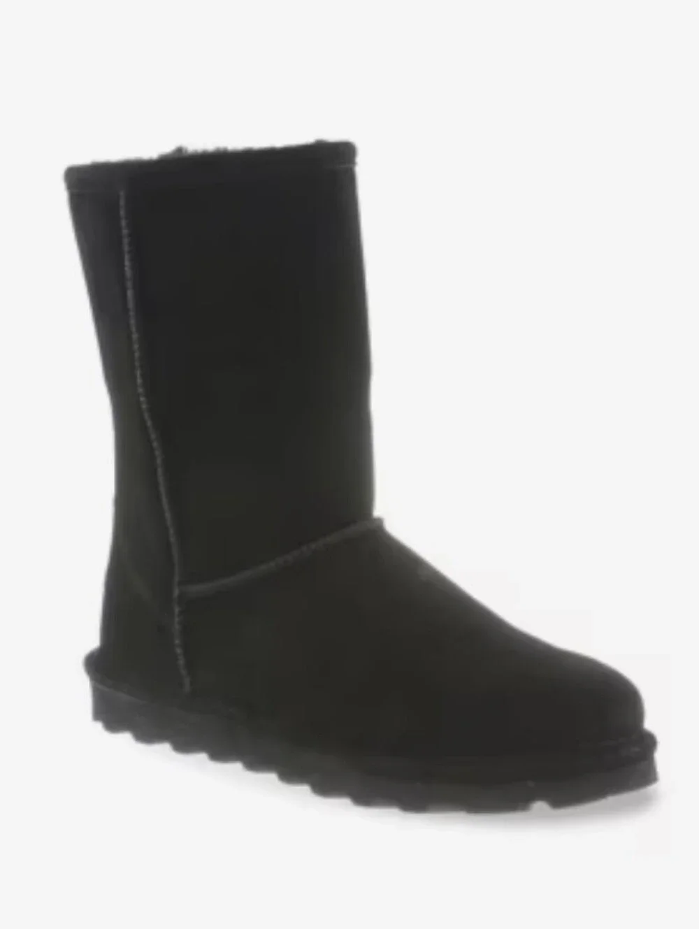 BearPaw Black Elle Short Boots Size 5